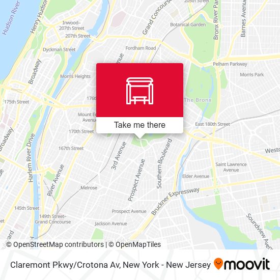 Mapa de Claremont Pkwy/Crotona Av