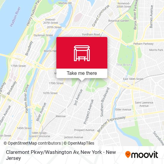 Mapa de Claremont Pkwy/Washington Av