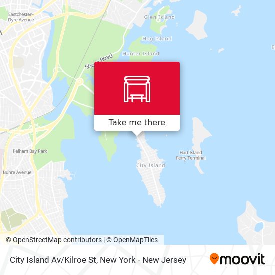 Mapa de City Island Av/Kilroe St
