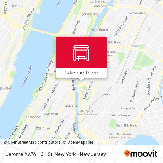 Mapa de Jerome Av/W 161 St