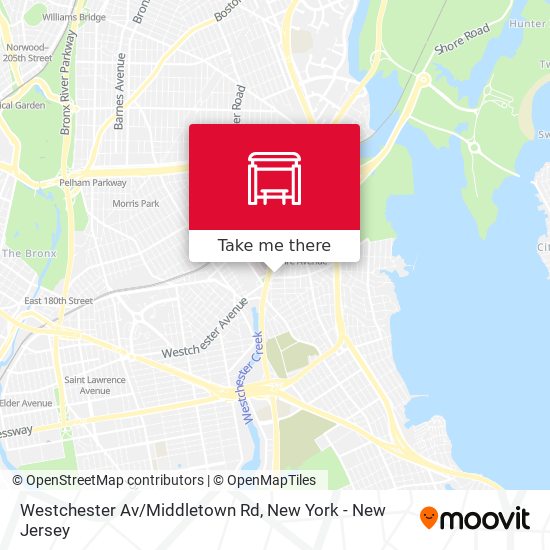 Westchester Av/Middletown Rd map