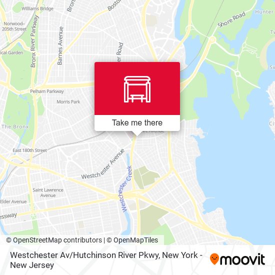 Westchester Av / Hutchinson River Pkwy map
