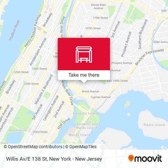 Mapa de Willis Av/E 138 St