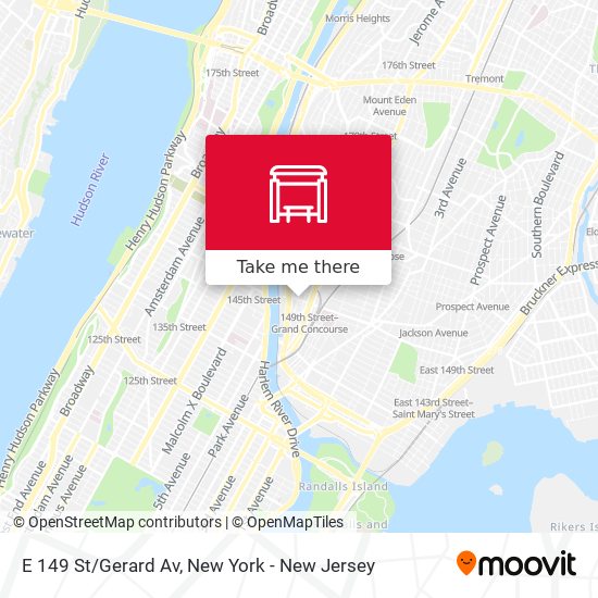 Mapa de E 149 St/Gerard Av