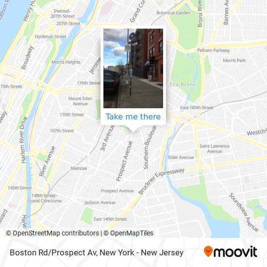 Mapa de Boston Rd/Prospect Av