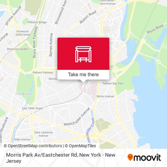 Morris Park Av/Eastchester Rd map