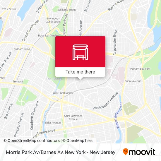 Mapa de Morris Park Av/Barnes Av