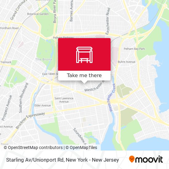 Mapa de Starling Av/Unionport Rd