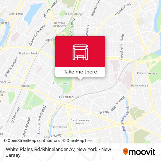 Mapa de White Plains Rd/Rhinelander Av