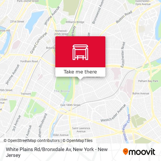 White Plains Rd/Bronxdale Av map