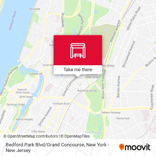 Mapa de Bedford Park Blvd / Grand Concourse