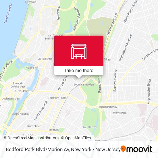 Bedford Park Blvd/Marion Av map