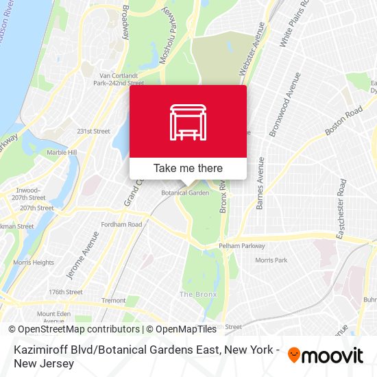 Kazimiroff Blvd / Botanical Gardens East map