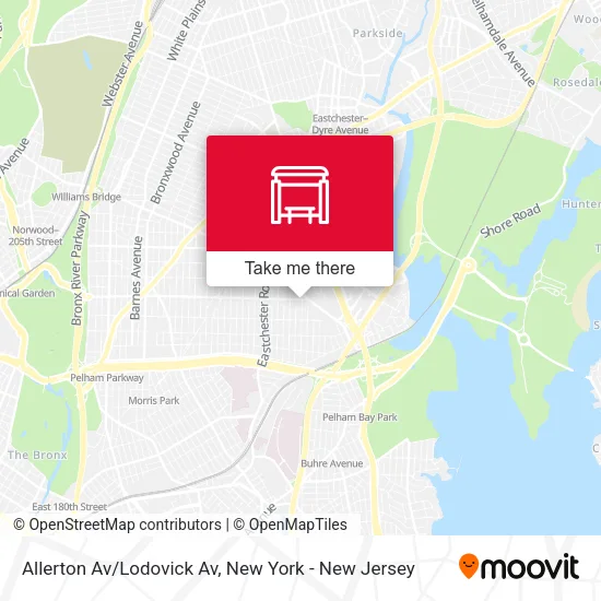 Allerton Av/Lodovick Av map