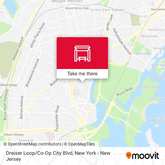 Mapa de Dreiser Loop/Co-Op City Blvd