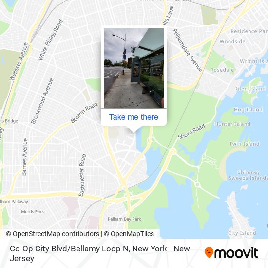 Co-Op City Blvd/Bellamy Loop N map