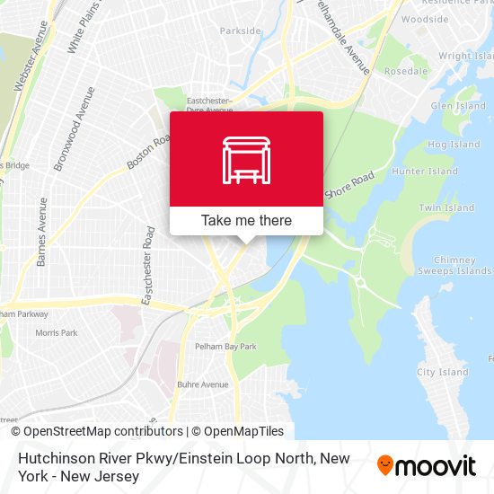 Hutchinson River Pkwy / Einstein Loop North map