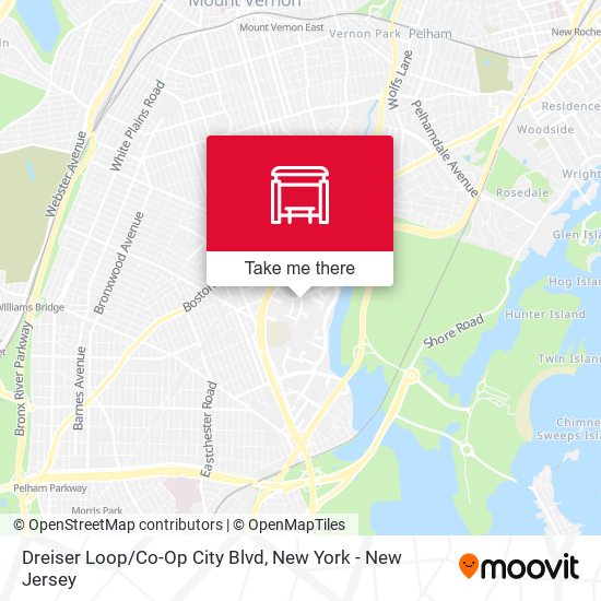 Dreiser Loop/Co-Op City Blvd map