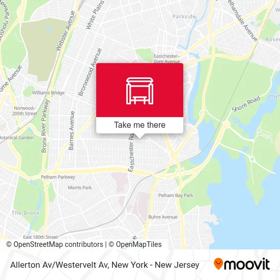 Allerton Av/Westervelt Av map