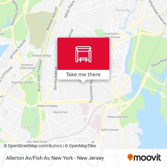 Mapa de Allerton Av/Fish Av