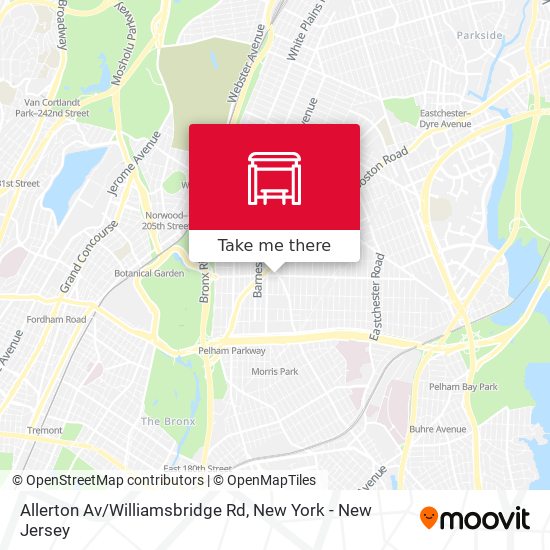 Allerton Av/Williamsbridge Rd map
