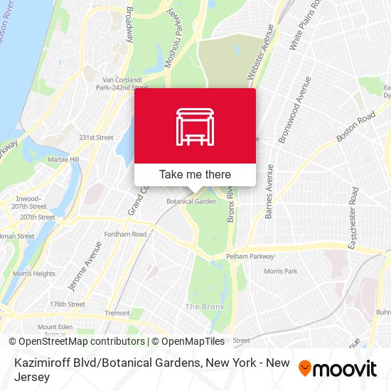 Kazimiroff Blvd / Botanical Gardens map