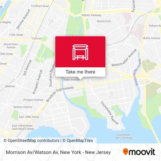 Morrison Av/Watson Av map