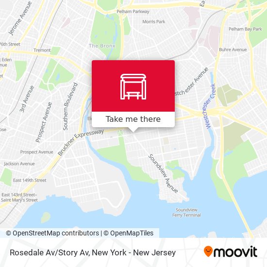 Mapa de Rosedale Av/Story Av