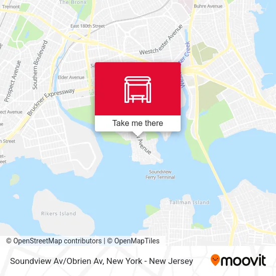 Soundview Av/Obrien Av map