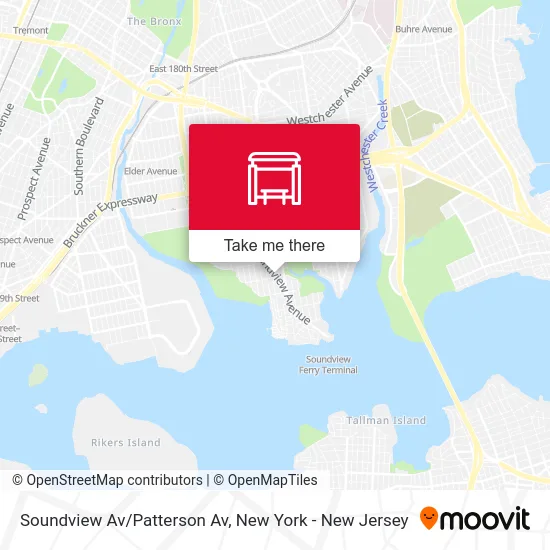 Soundview Av/Patterson Av map