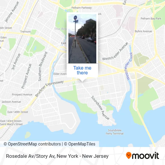 Rosedale Av/Story Av map