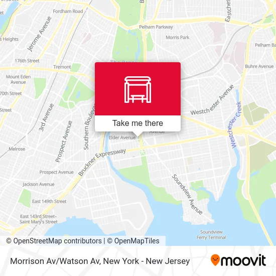 Morrison Av/Watson Av map