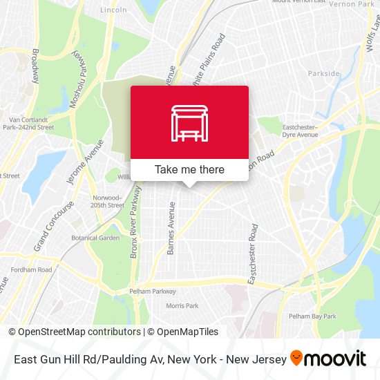 Mapa de East Gun Hill Rd/Paulding Av