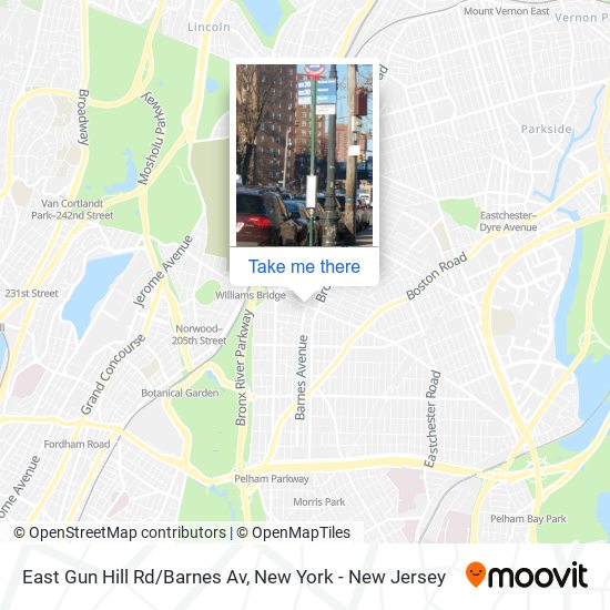 Mapa de East Gun Hill Rd/Barnes Av