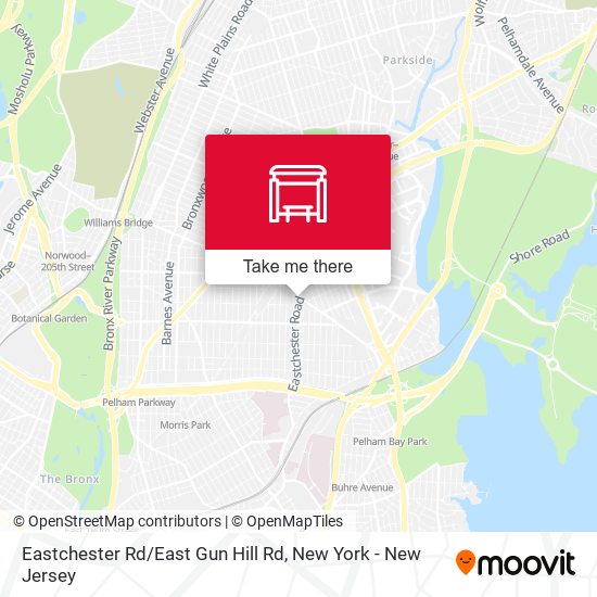 Mapa de Eastchester Rd / East Gun Hill Rd