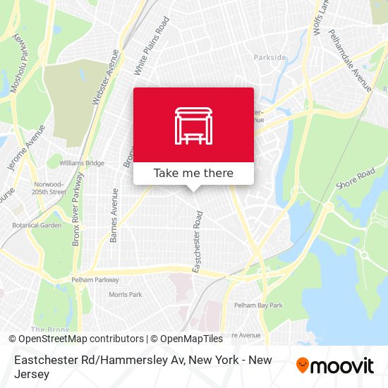 Eastchester Rd/Hammersley Av map