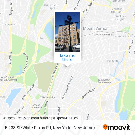 Mapa de E 233 St/White Plains Rd