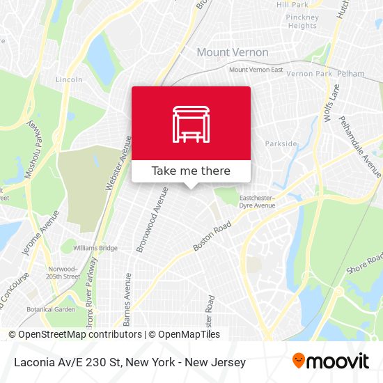 Mapa de Laconia Av/E 230 St