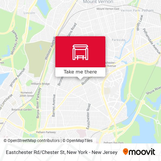 Eastchester Rd/Chester St map