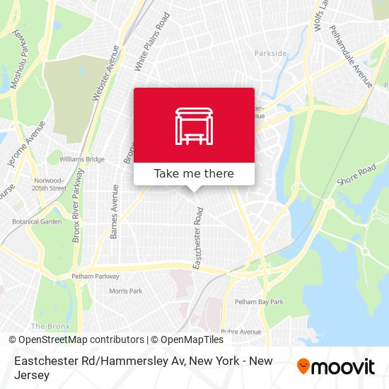 Eastchester Rd/Hammersley Av map