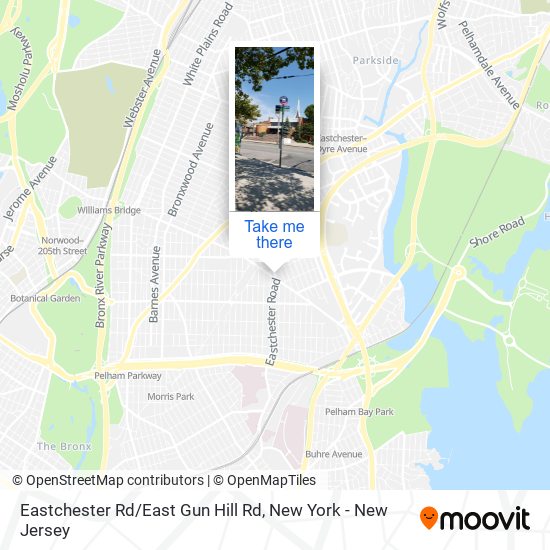 Mapa de Eastchester Rd / East Gun Hill Rd