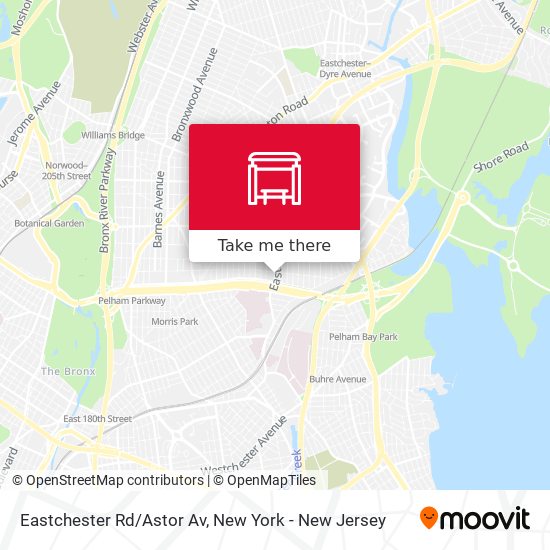 Mapa de Eastchester Rd/Astor Av