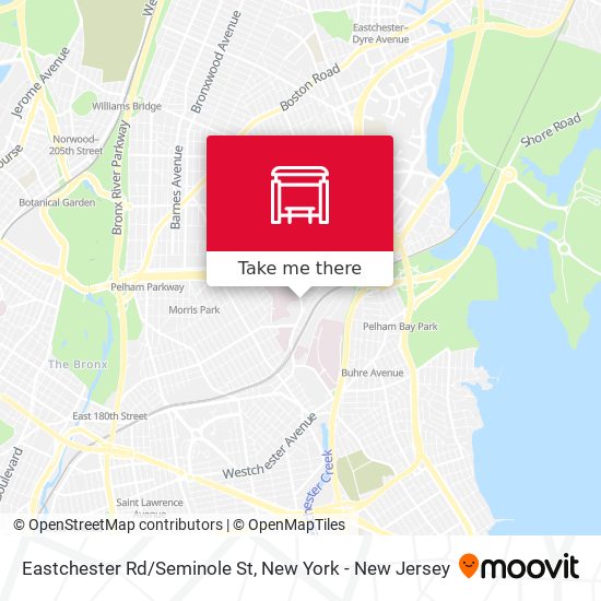 Eastchester Rd/Seminole St map