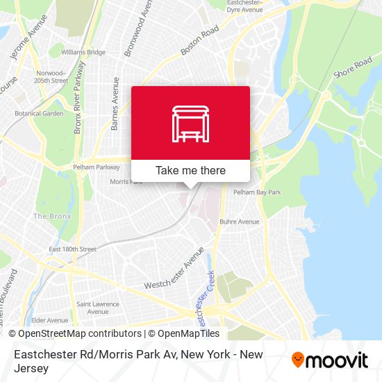 Eastchester Rd/Morris Park Av map
