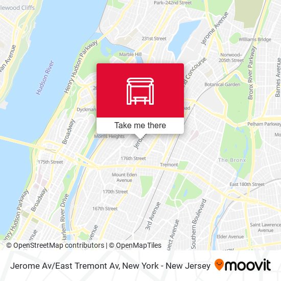 Mapa de Jerome Av/East Tremont Av