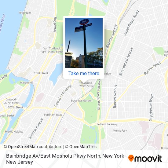 Mapa de Bainbridge Av / East Mosholu Pkwy North