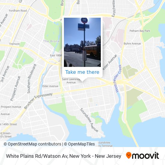White Plains Rd/Watson Av map