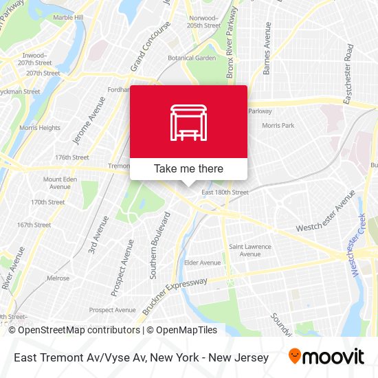 Mapa de East Tremont Av/Vyse Av