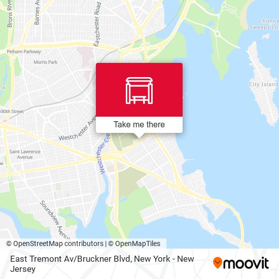 East Tremont Av/Bruckner Blvd map