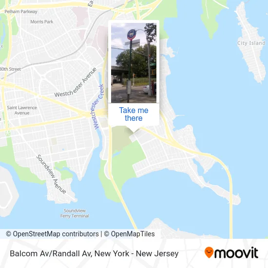 Balcom Av/Randall Av map